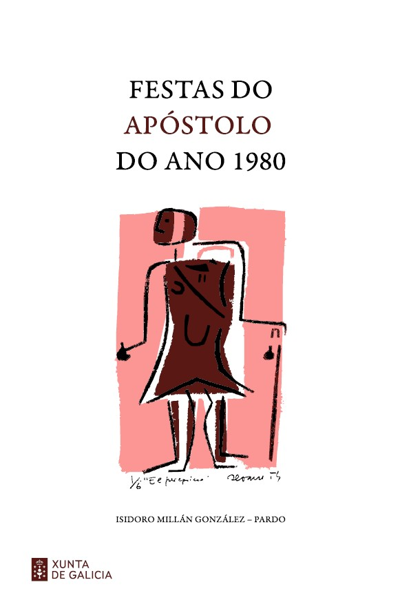 Logo Festas do Apóstolo do ano 1980. Pregón habido no serán do día 19 do mes de Santiago polo profesor D. Isidoro Millán González - Pardo